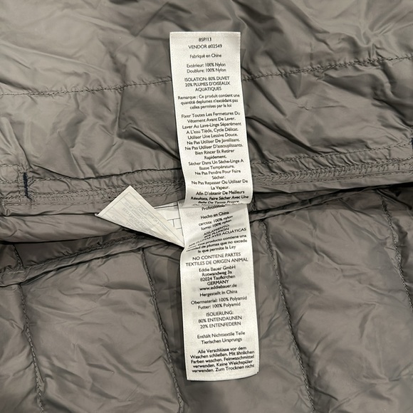 EDDIE BAUER Men's Cirruslite Down Jacket Size L In Brook - Picture 11 of 13
